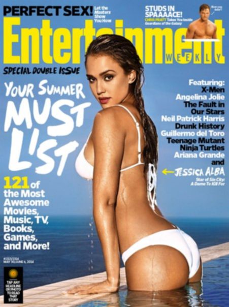 Джессика Альба (Jessica Alba) в журнале Entertainment Weekly