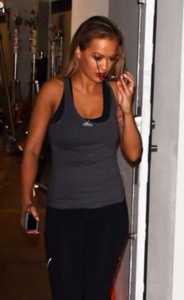 Rita Ora после тренировки в Лос-Анджелесе