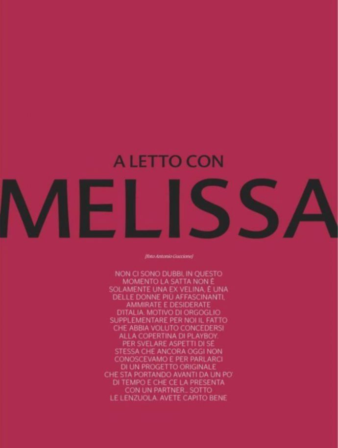 Модель месяца Melissa Satta - Playboy March 2012